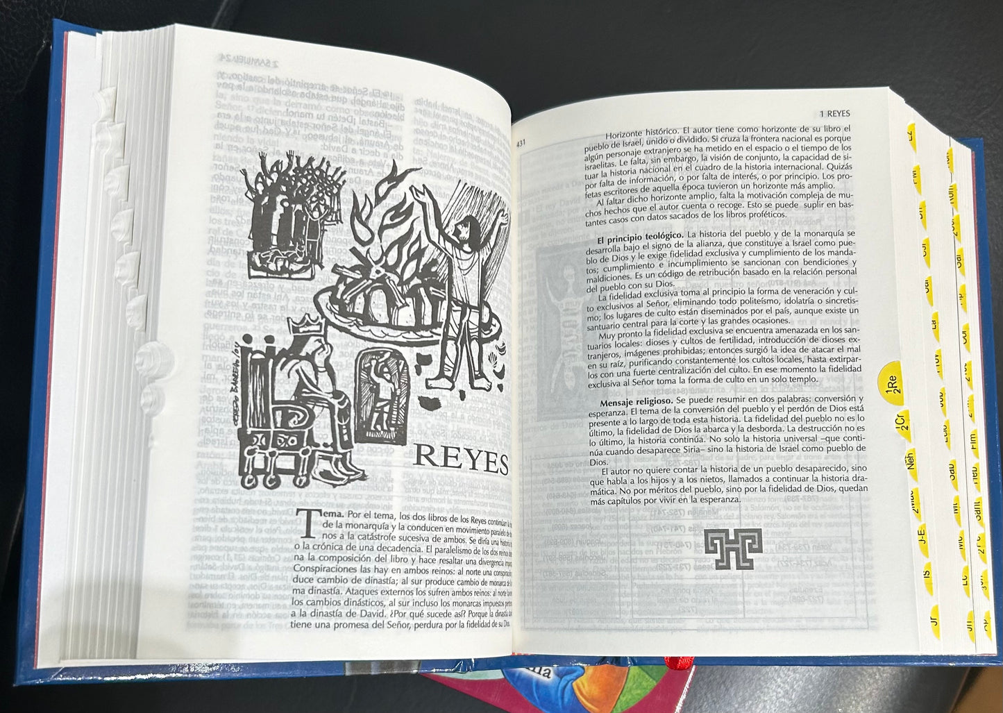 LA BIBLIA DE NUESTRO PUEBLO - de bolsillo con índice