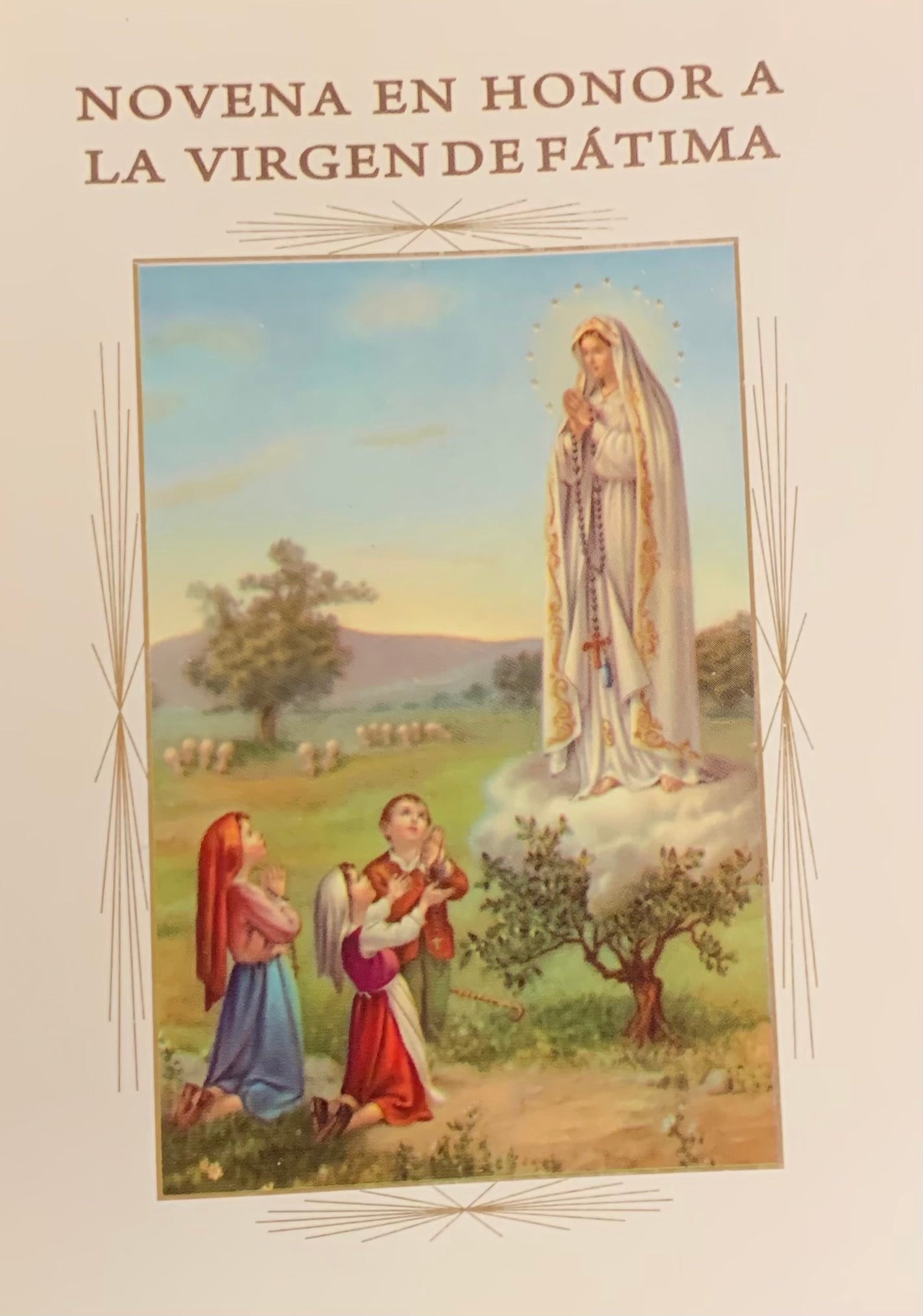 Novena a la virgen de Fatima