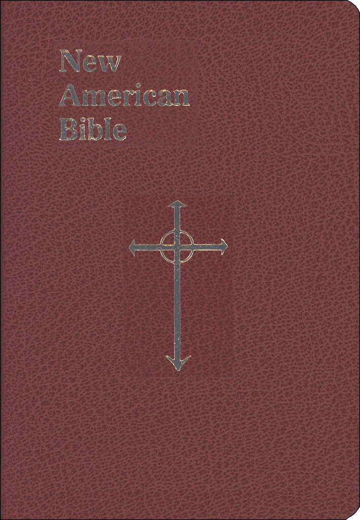 New American Bible, St. Joseph Edition Burgundy Imitation Leather. Gift Edition, personal size .
