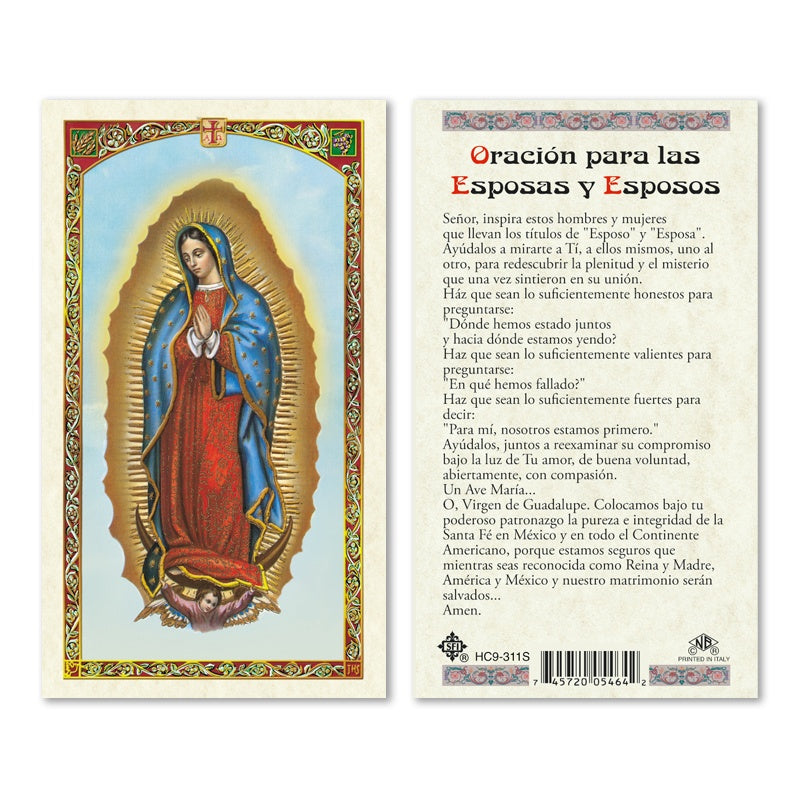 OUR LADY OF GUADALUPE -ORACION PARA LAS ESPOSAS Y ESPOSOS