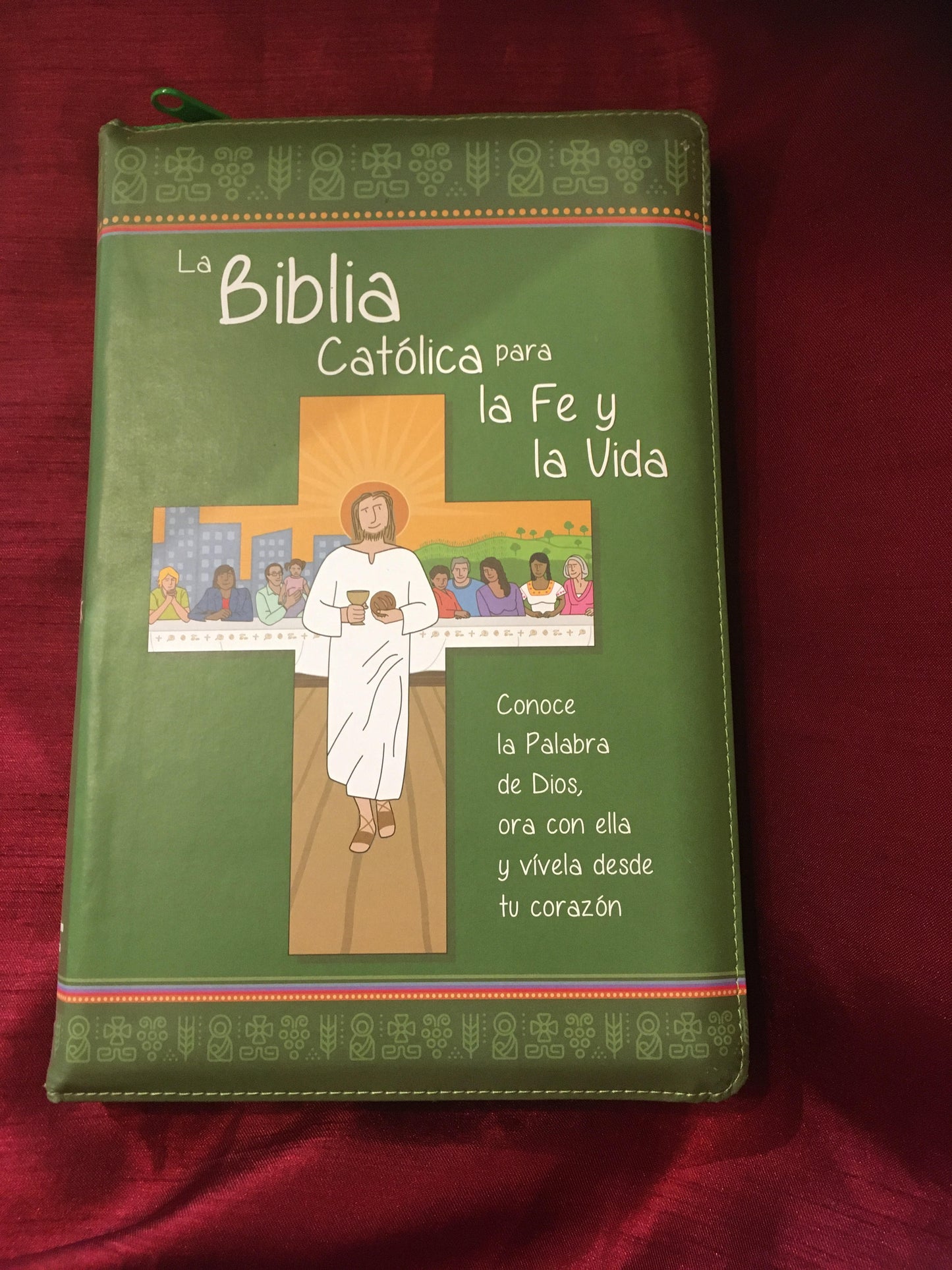 LA BIBLIA CATOLICA PARA LA FE Y LA VIDA - CON INDICE Y CIERRE SIMIL PIEL