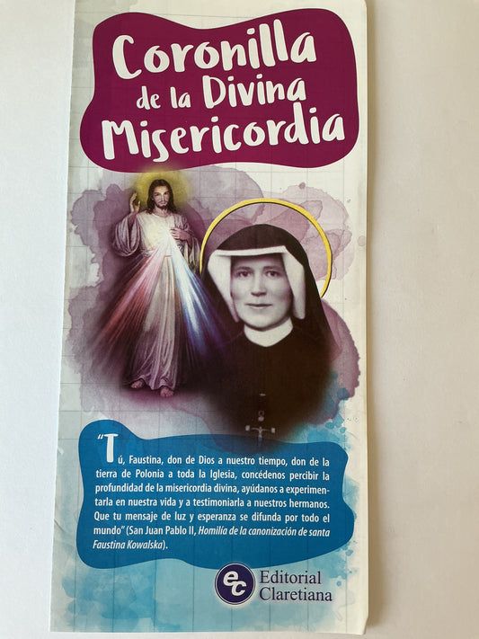 Triptico Coronilla de la Divina Misericordia
