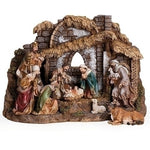 10 PC ST 6" SCALE NATIVITY WITH STABLE