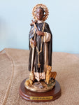 SAN MARTIN DE PORRES 8" WOODEN BASE