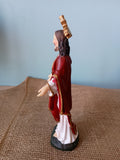 SACRED HEART OF JESUS WOODEN BASE 8"H