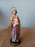 ST. JOSEPH  WOODEN BASE 8"H