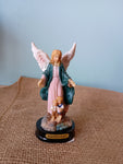 GUARDIAN ANGEL WOODEN BASE 5"H
