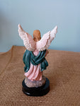 GUARDIAN ANGEL WOODEN BASE 5"H