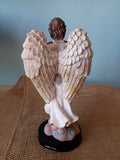 ST GABRIEL  WOODEN BASE 8"H