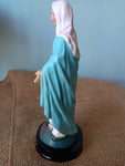 OUR LADY OF GRACE WITH WOODEN BASE 8"H