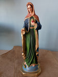 VIRGEN LA LLAMA DEL AMOR   15"H