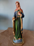 VIRGEN LA LLAMA DEL AMOR   15"H
