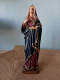 VIRGEN DOLOROSA WITH BASE 11"H