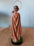 ST JOSEPH WOODEN BASE 12"H