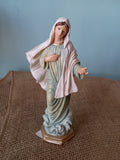 POLURESIN OUR LADY OF MEDJUGORJE STATUE 8"H