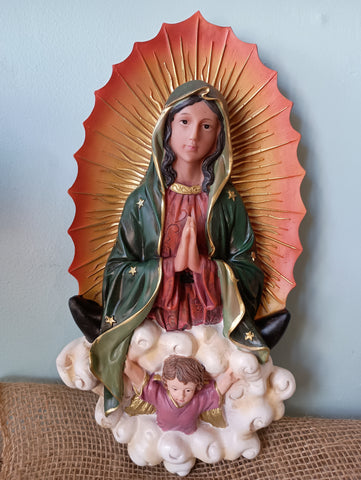 WALL PLAQUE GUADALUPE 12"H