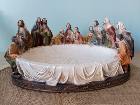 LAST SUPPER BOWL 16"H