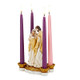 Holy Family Marbled Base Advent Wreath