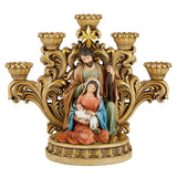 Nativity star advent candleholder