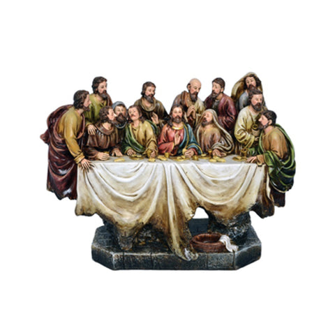 LAST SUPPER TABLE TOP HAND PAINTED