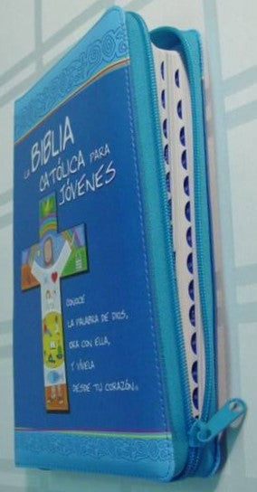 LA BIBLIA CATOLICA PARA JOVENES - CON INDICE Y CIERRE - SIMIL PIEL