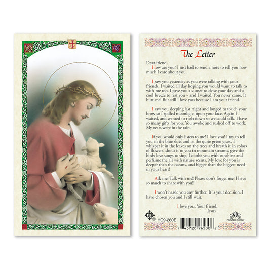 JESUS WITH LAMBM - THE LETTER
