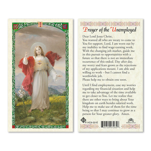 SACRED HEART OF JESUS - PLAYER OF TE UNEMPLOYED