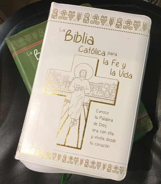 LA BIBLIA CATOLICA PARA LA FE Y LA VIDA - CON INDICE Y CIERRE SIMIL PIEL