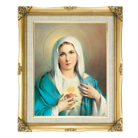 FRAMED ART IMMACULATE HEART OF MARY