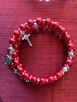 NATIVITY CHRISTMAS ROSARY BRACELET / PULSERA ROSARIOS