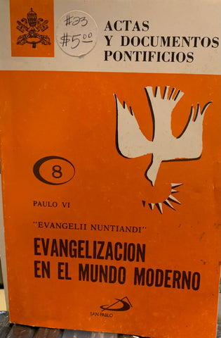 Evangelización en el mundo moderno - Evangelii muntiandi